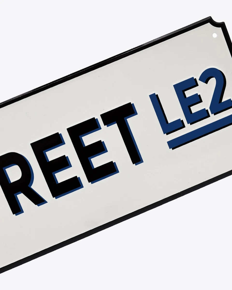 Leicester City Retro Street Sign