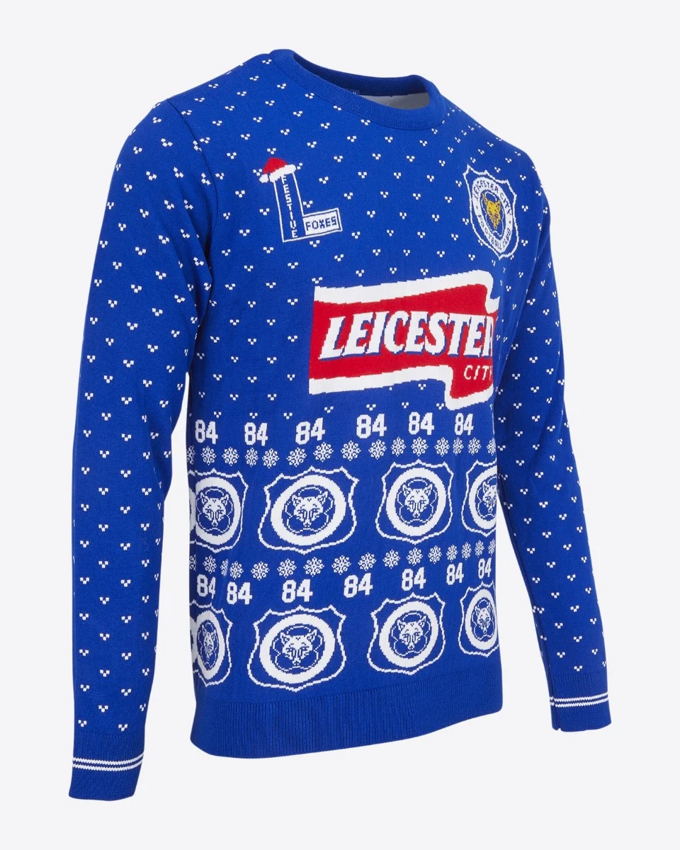 Leicester City 96/98 Retro Christmas Jumper - Adults