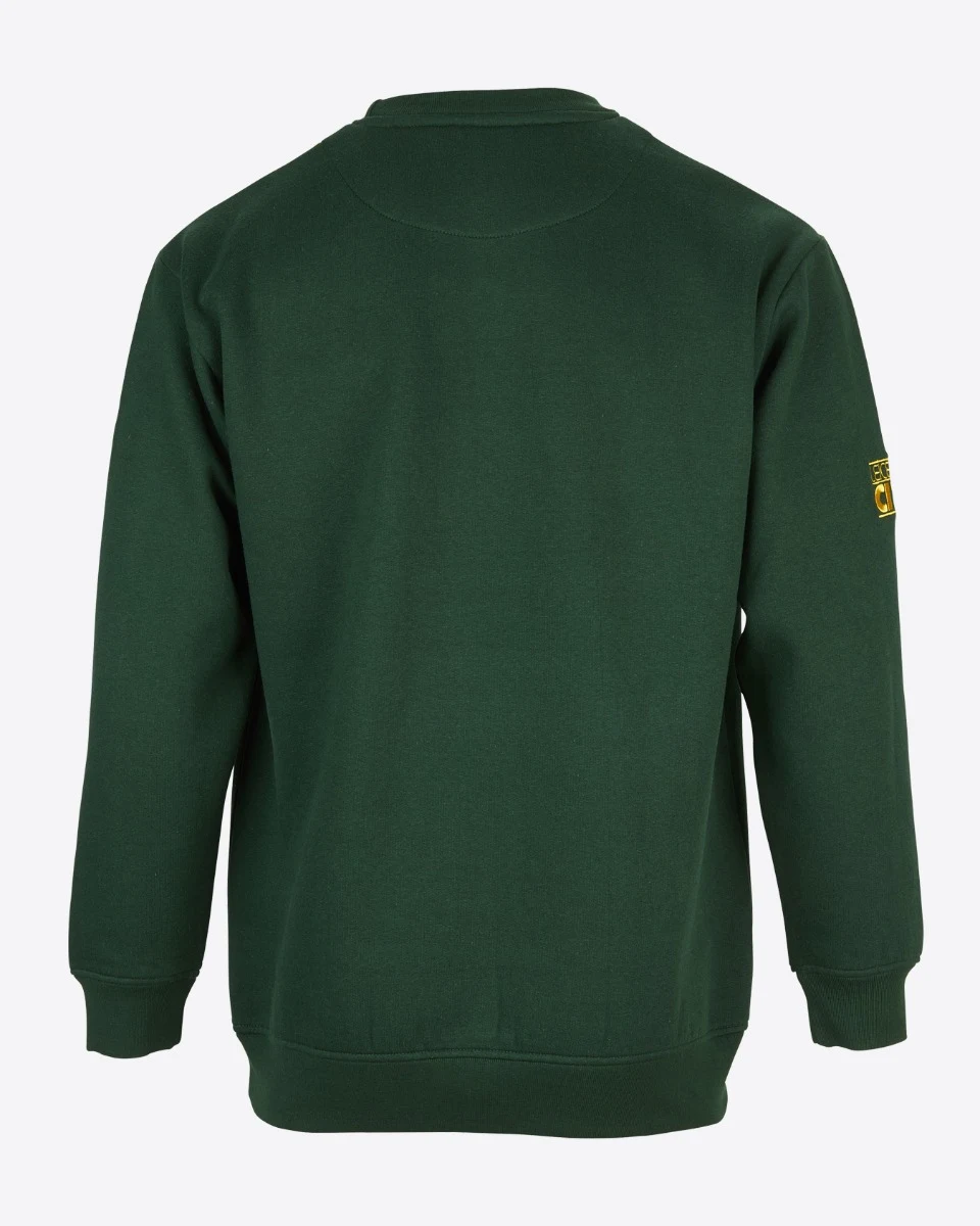 Leicester City Green Essential Retro Sweatshirt - Mens
