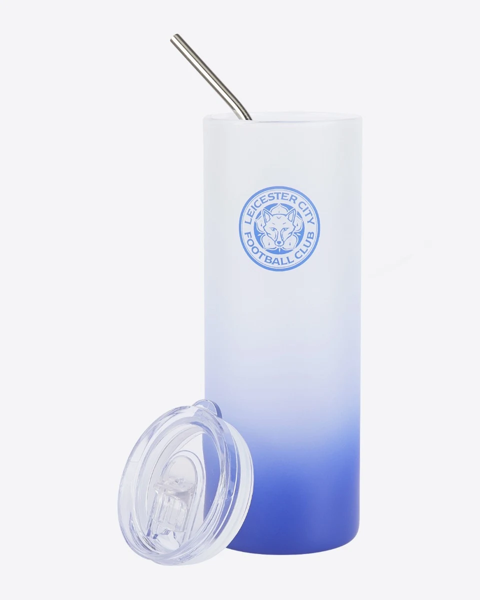Leicester City Frosted Glass Tumbler