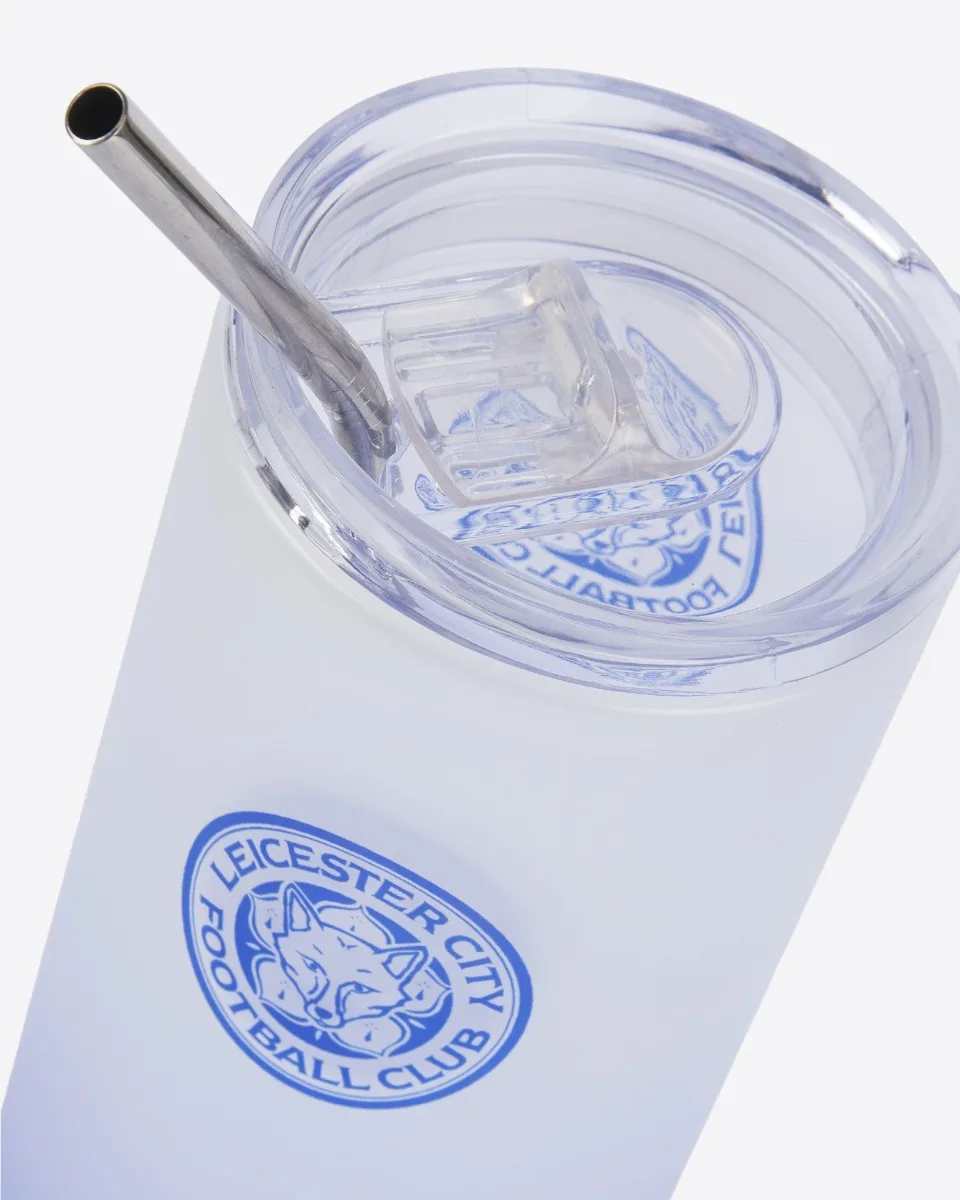 Leicester City Frosted Glass Tumbler