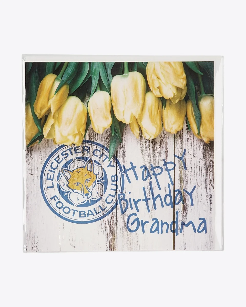 Leicester City Greetings Card - Grandma