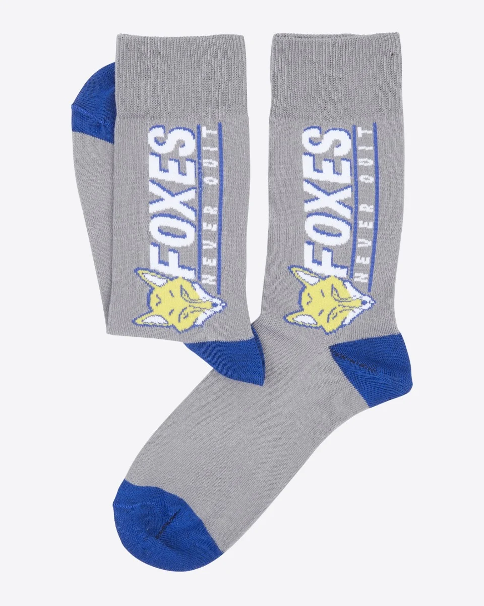 Leicester City FNQ Wordmark Socks - Grey