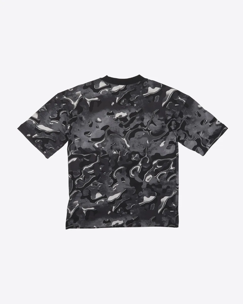 adidas Black Print T-Shirt - Kids