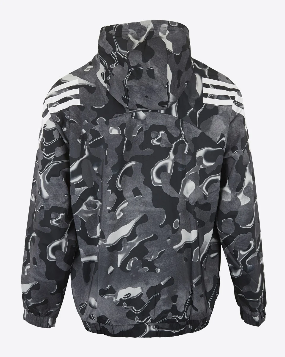 adidas Black Print Jacket - Mens