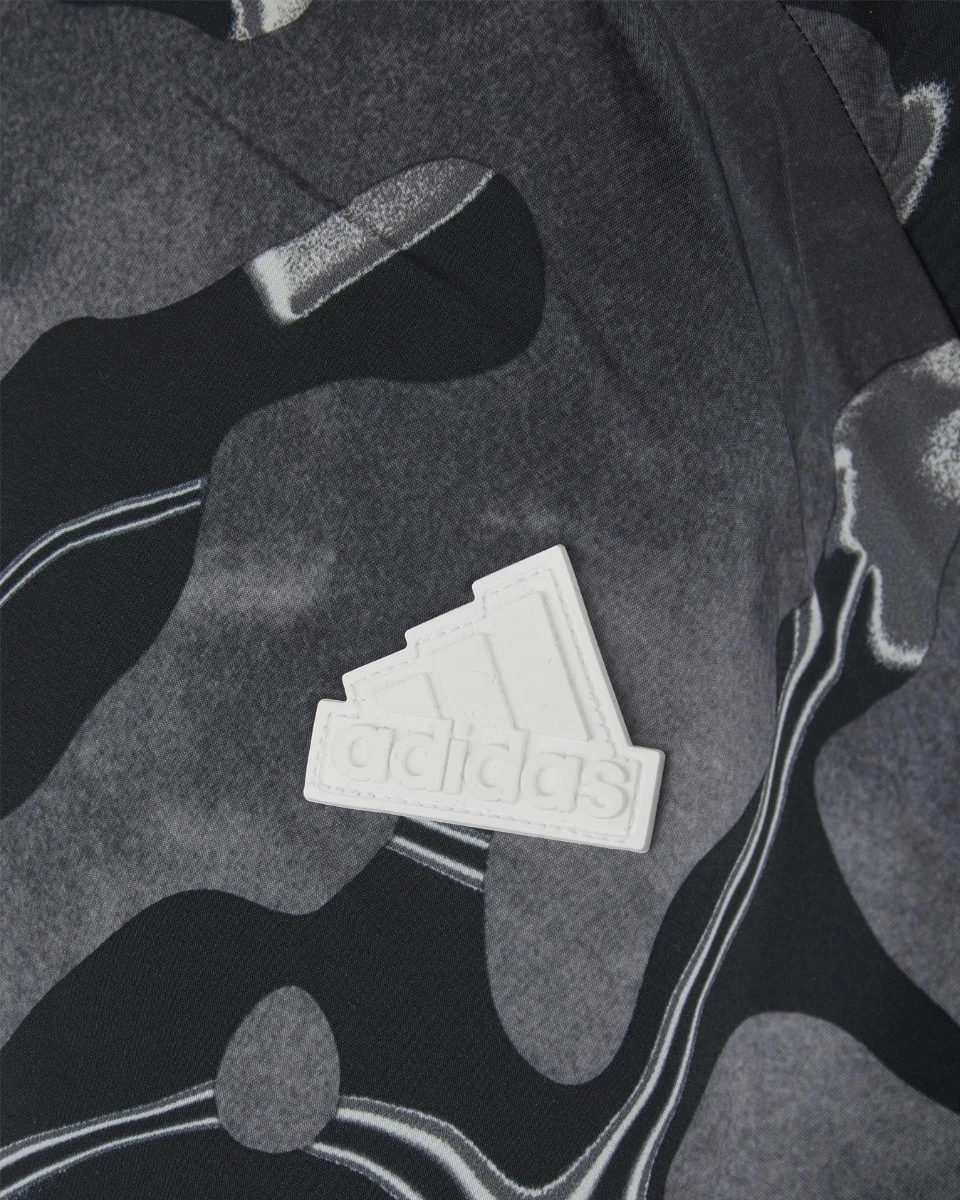 adidas Black Print Jacket - Mens