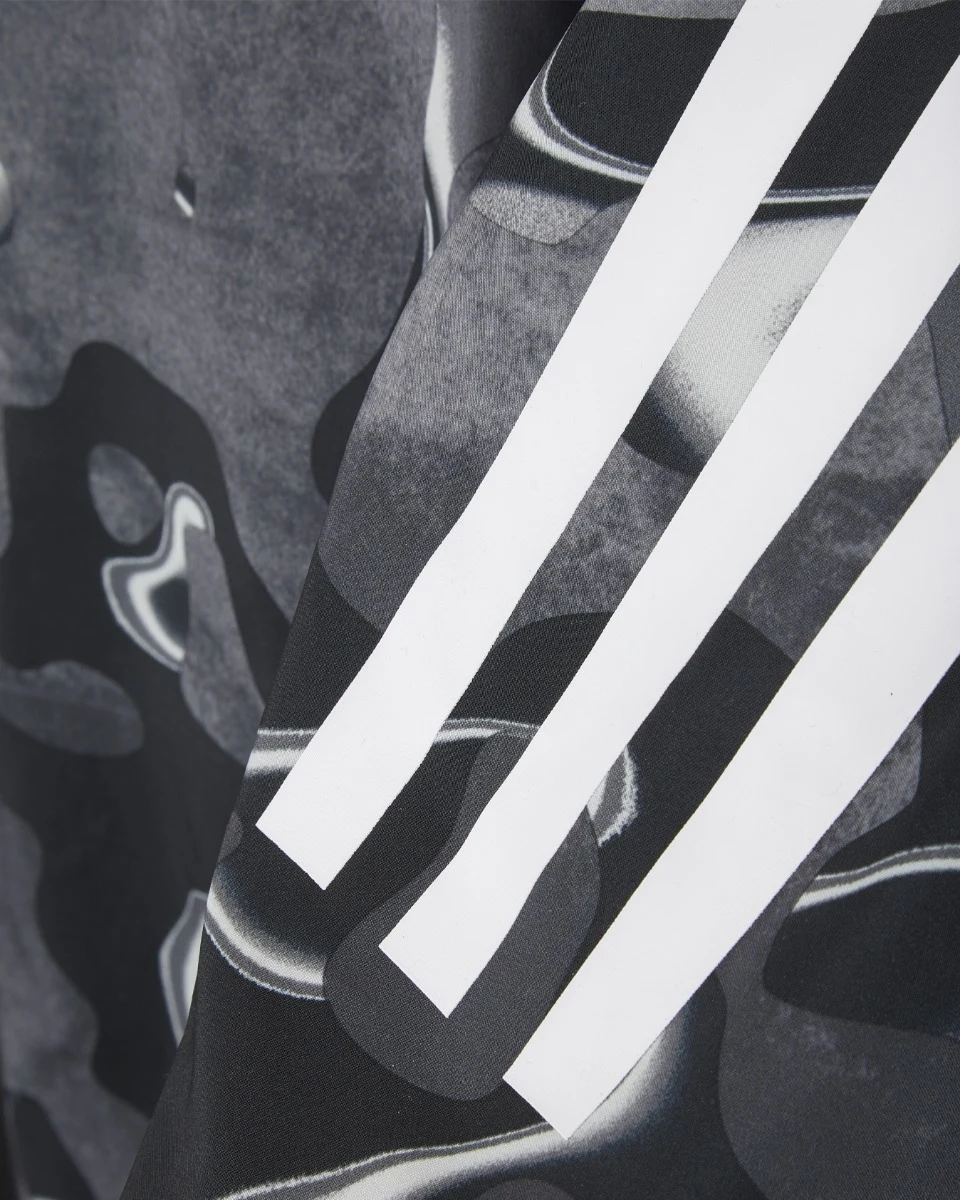 adidas Black Print Jacket - Mens