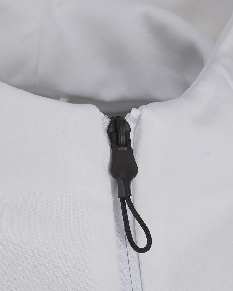 adidas Z.N.E White Full Zip Hoody - Adults