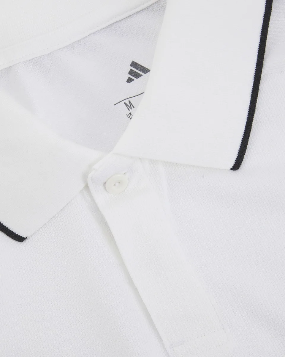 2025/26 White Travel Polo - Mens