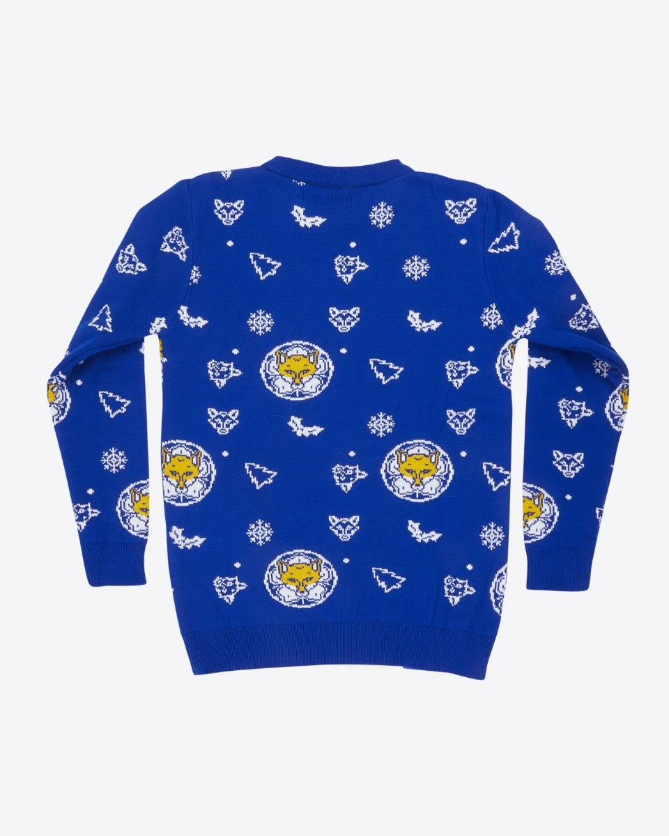 Leicester City Festive Foxes Christmas Jumper - Kids