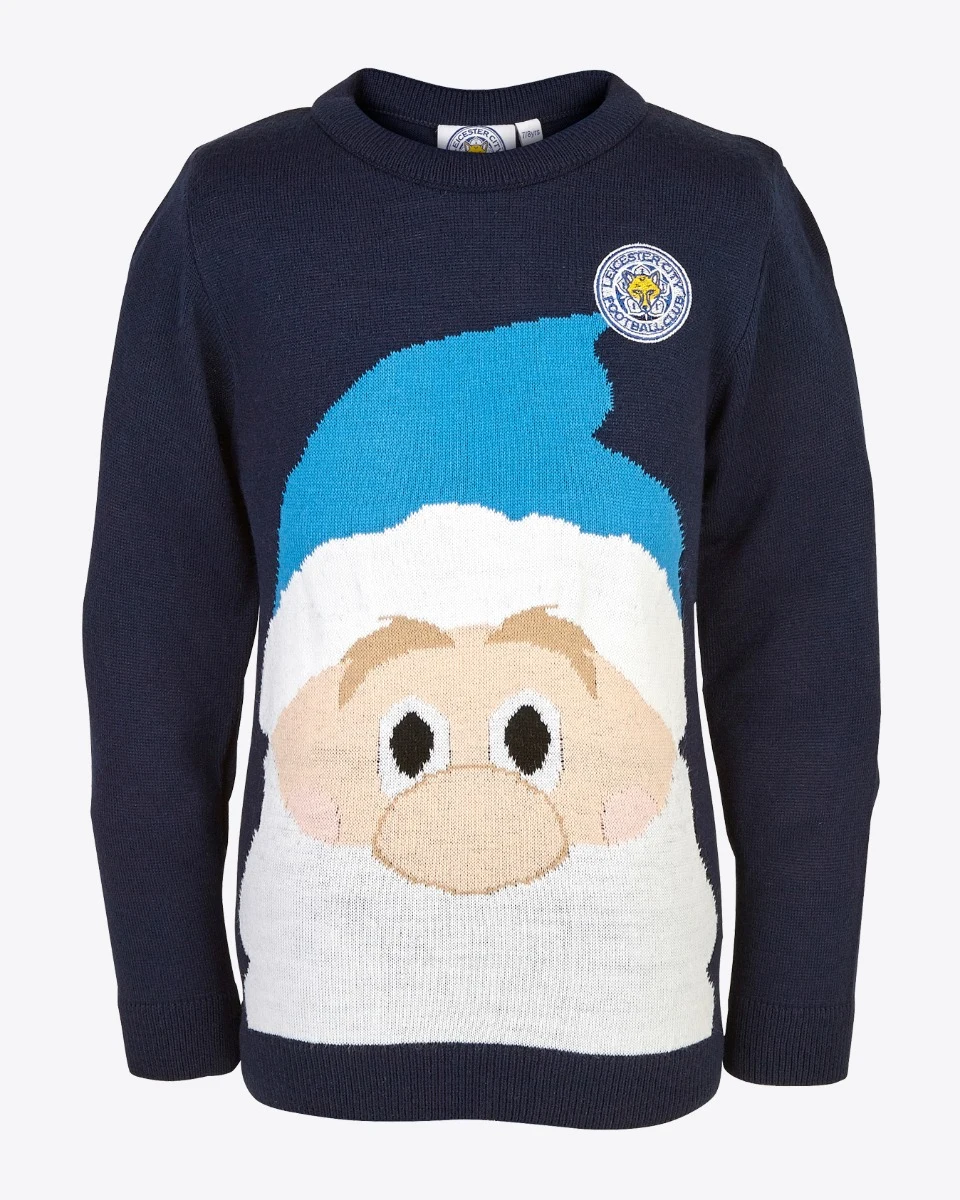 Leicester City Kids Santa Christmas Jumper