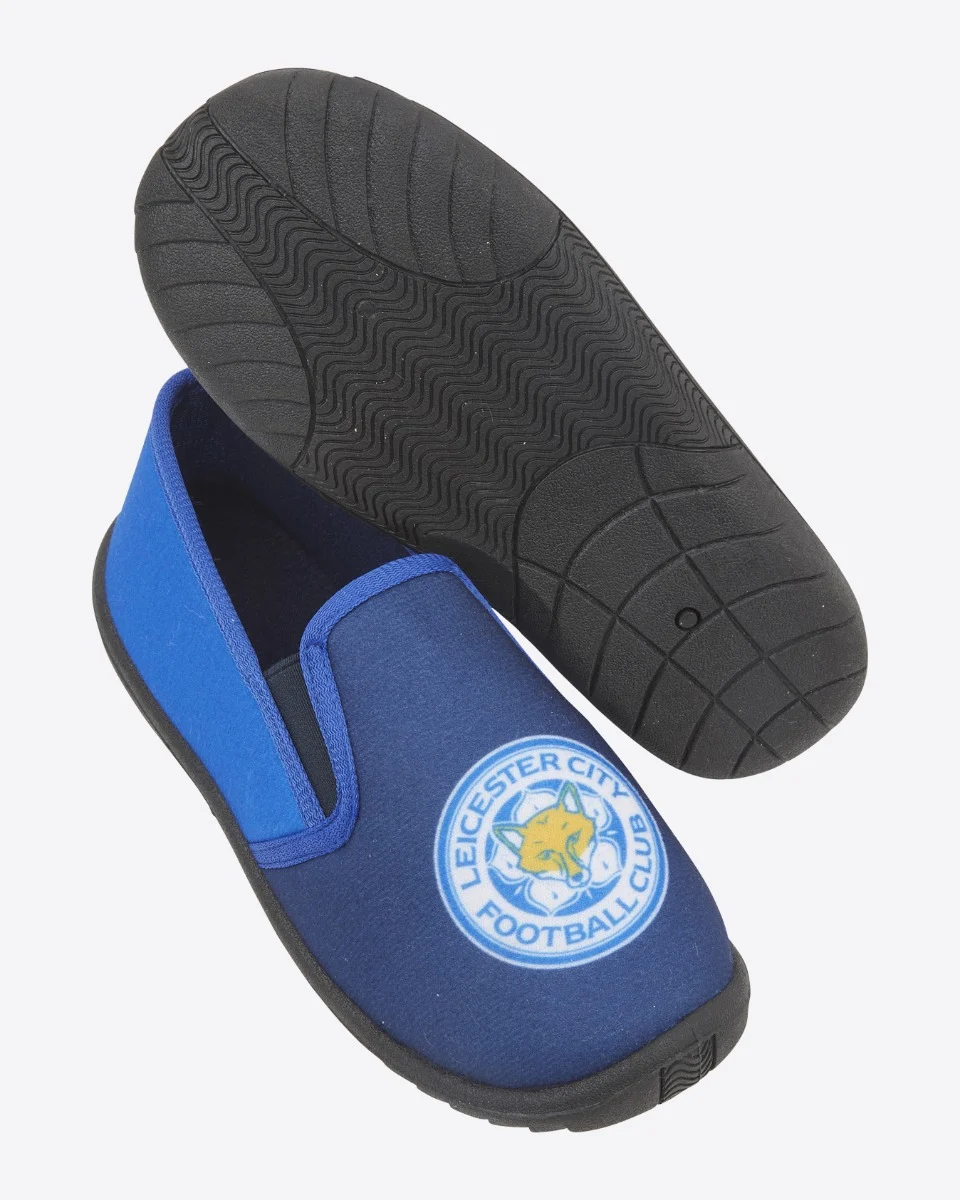 Leicester City Crest Slippers - Kids