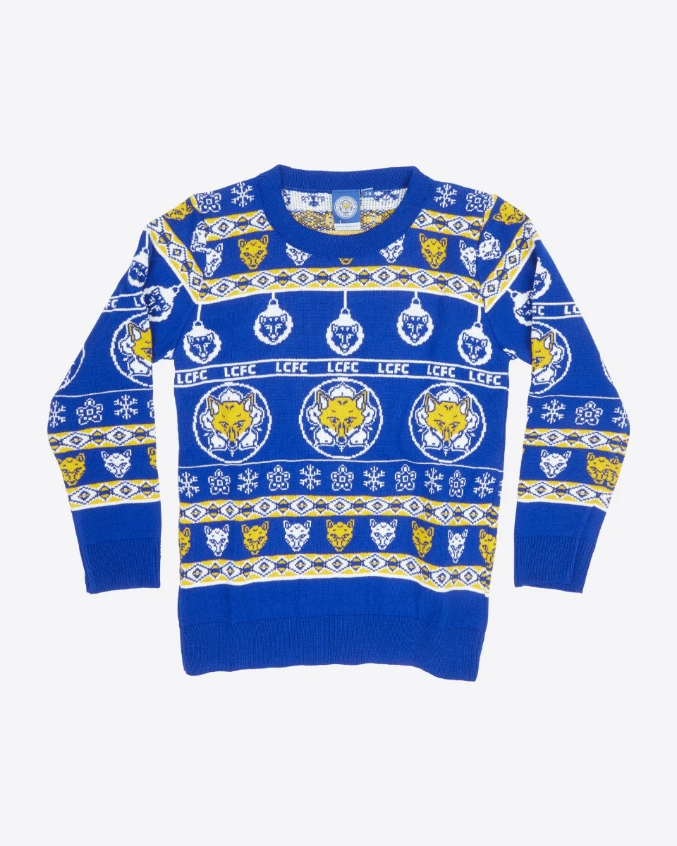 Leicester City Bauble Christmas Jumper - Kids