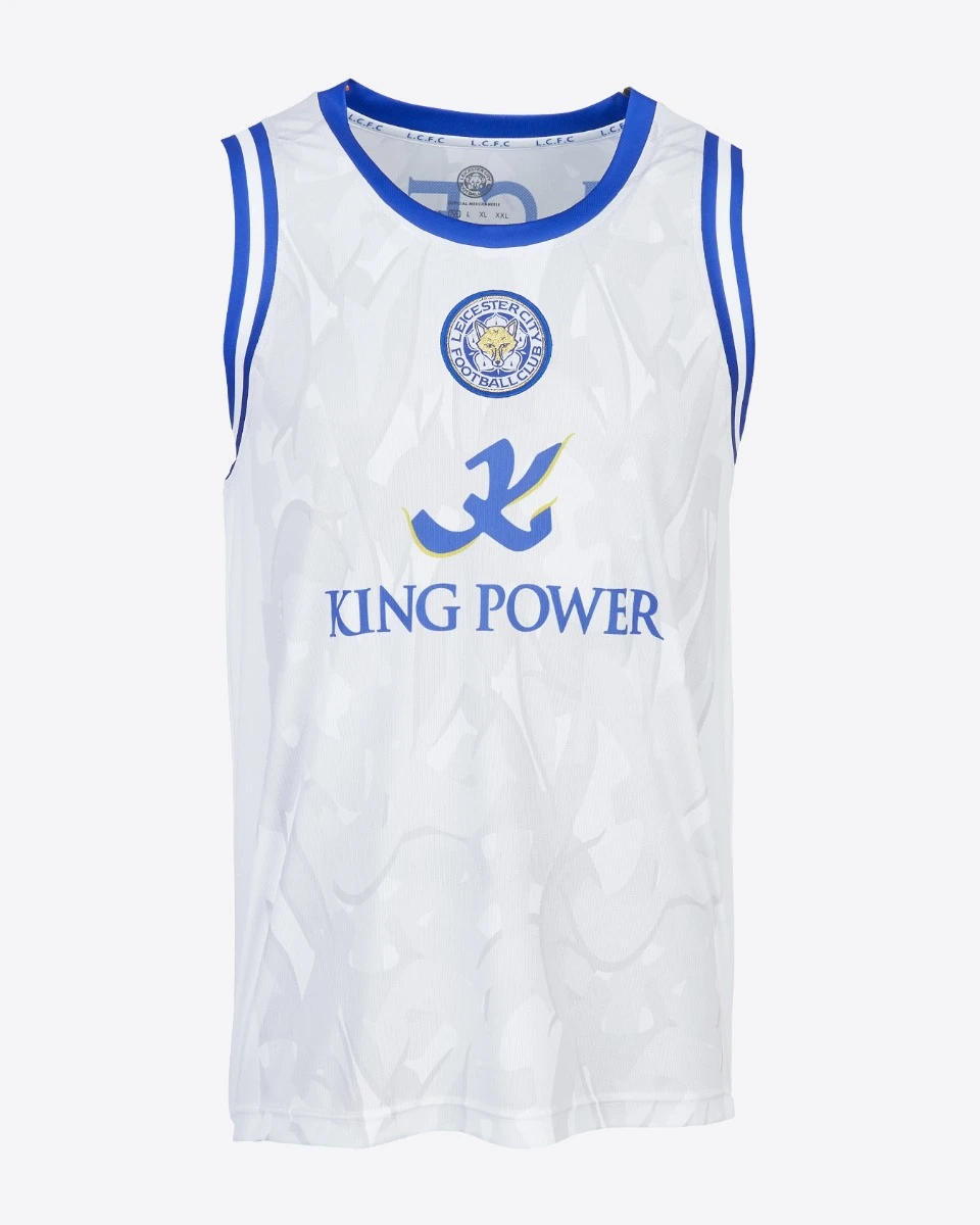 Leicester City King Power Collection - White Basketball Vest