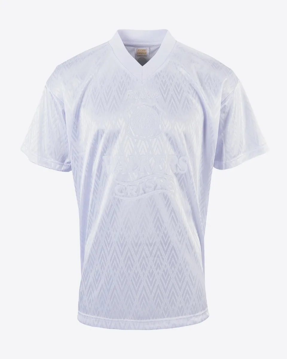 Leicester City Retro Shirt 1995 Whiteout