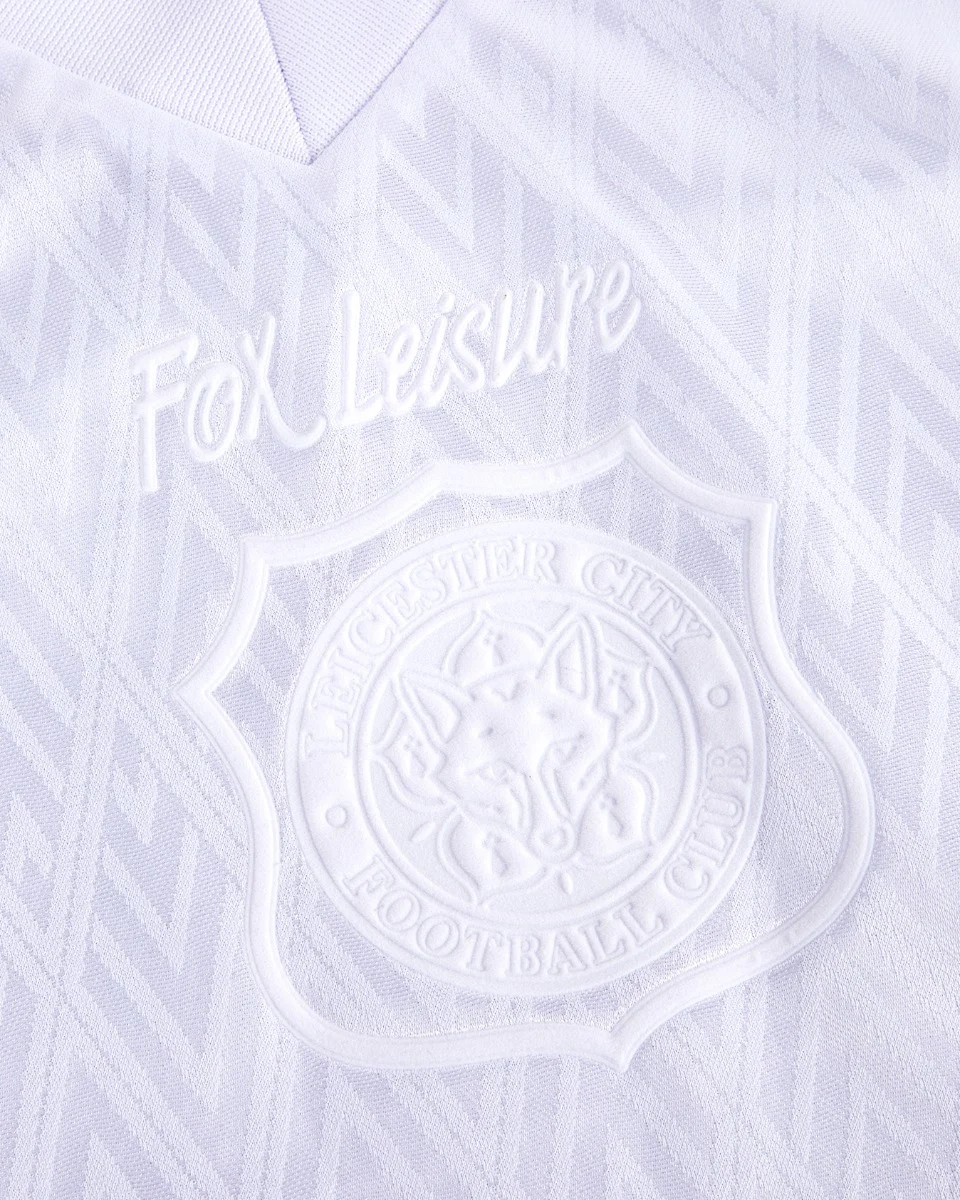 Leicester City Retro Shirt 1995 Whiteout