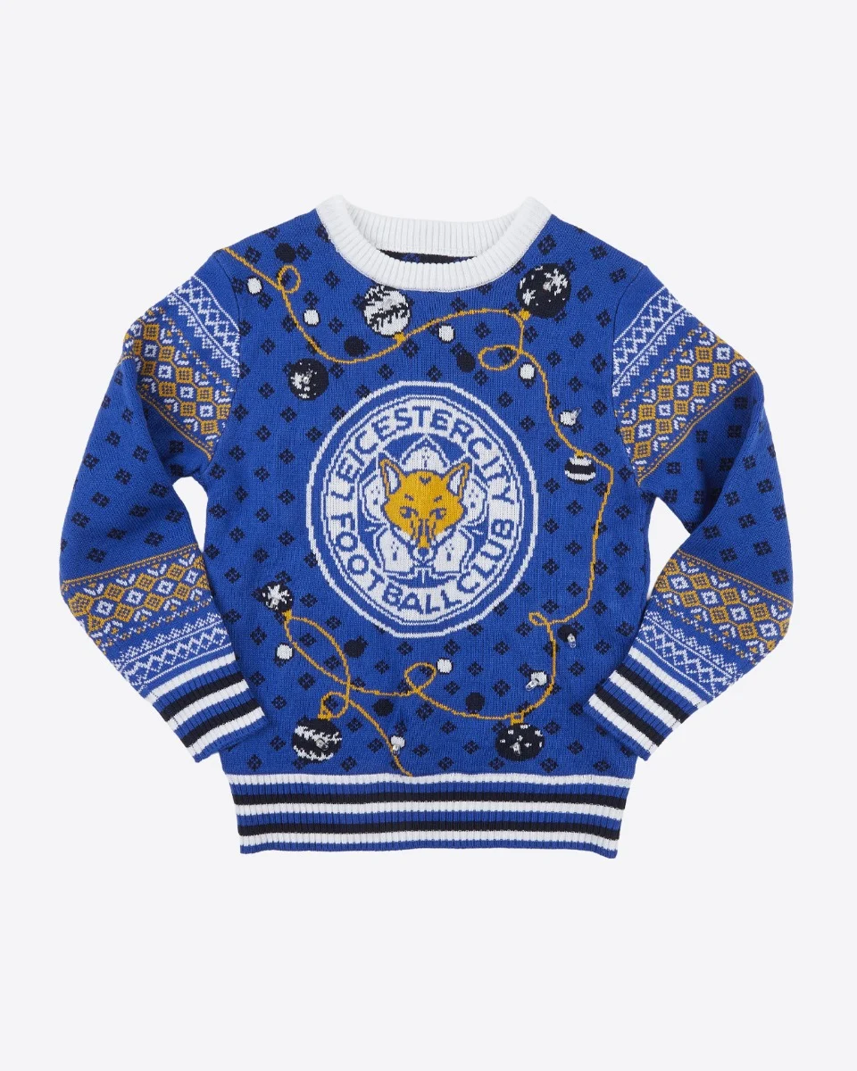 Leicester City Light Up Christmas Jumper - Kids