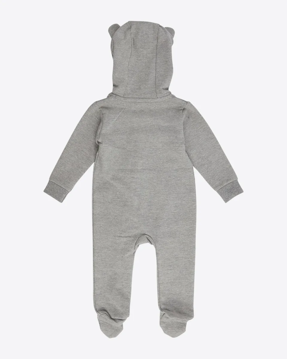 Leicester City Grey Hooded Onesie - Baby