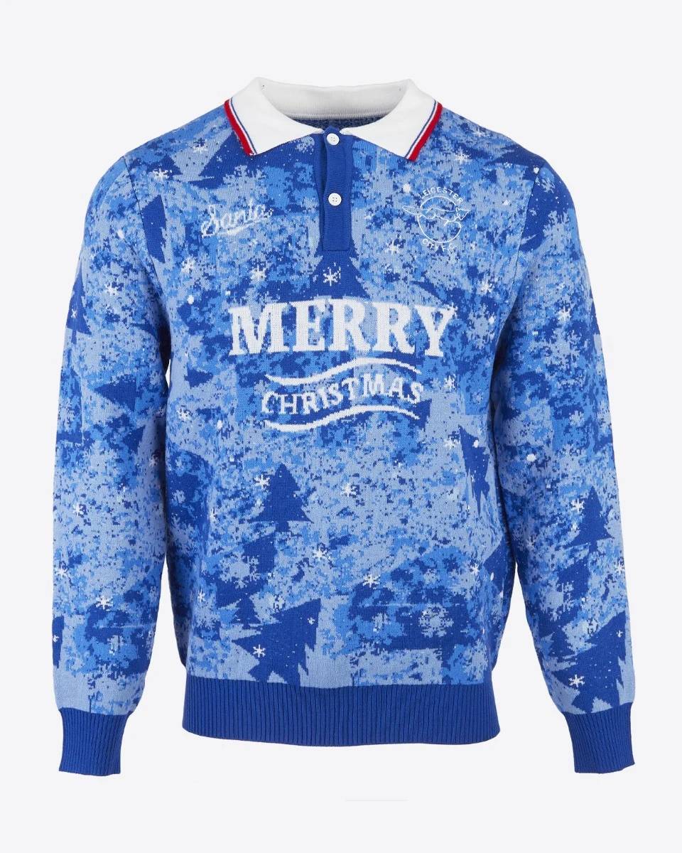 Leicester City 1990 Retro Christmas Jumper - Adults