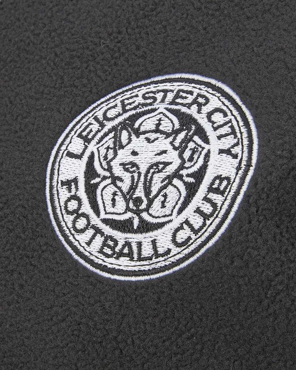 Leicester City Black Fleece Jacket - Mens