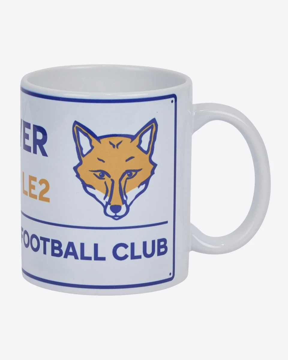 Leicester City KP Street Sign Mug