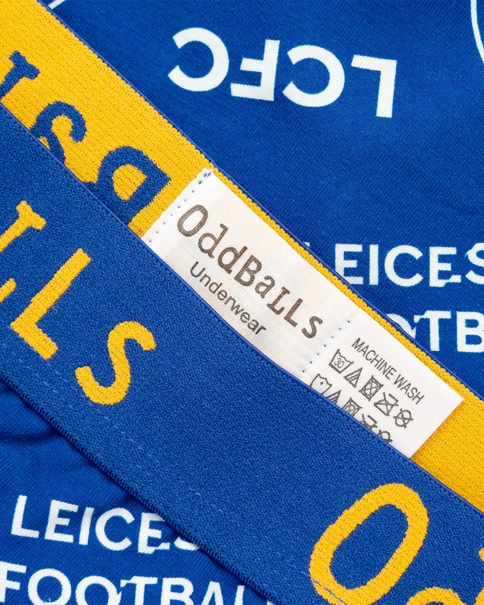LCFC x Oddballs - Crest & Wordmark Boxer - Mens