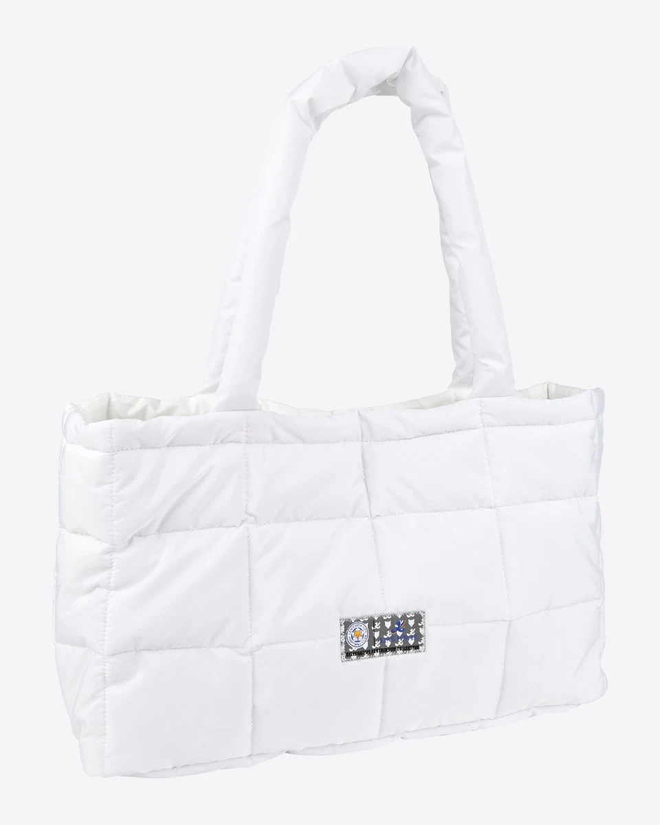 Leicester City King Power Retro - White Padded Tote Bag
