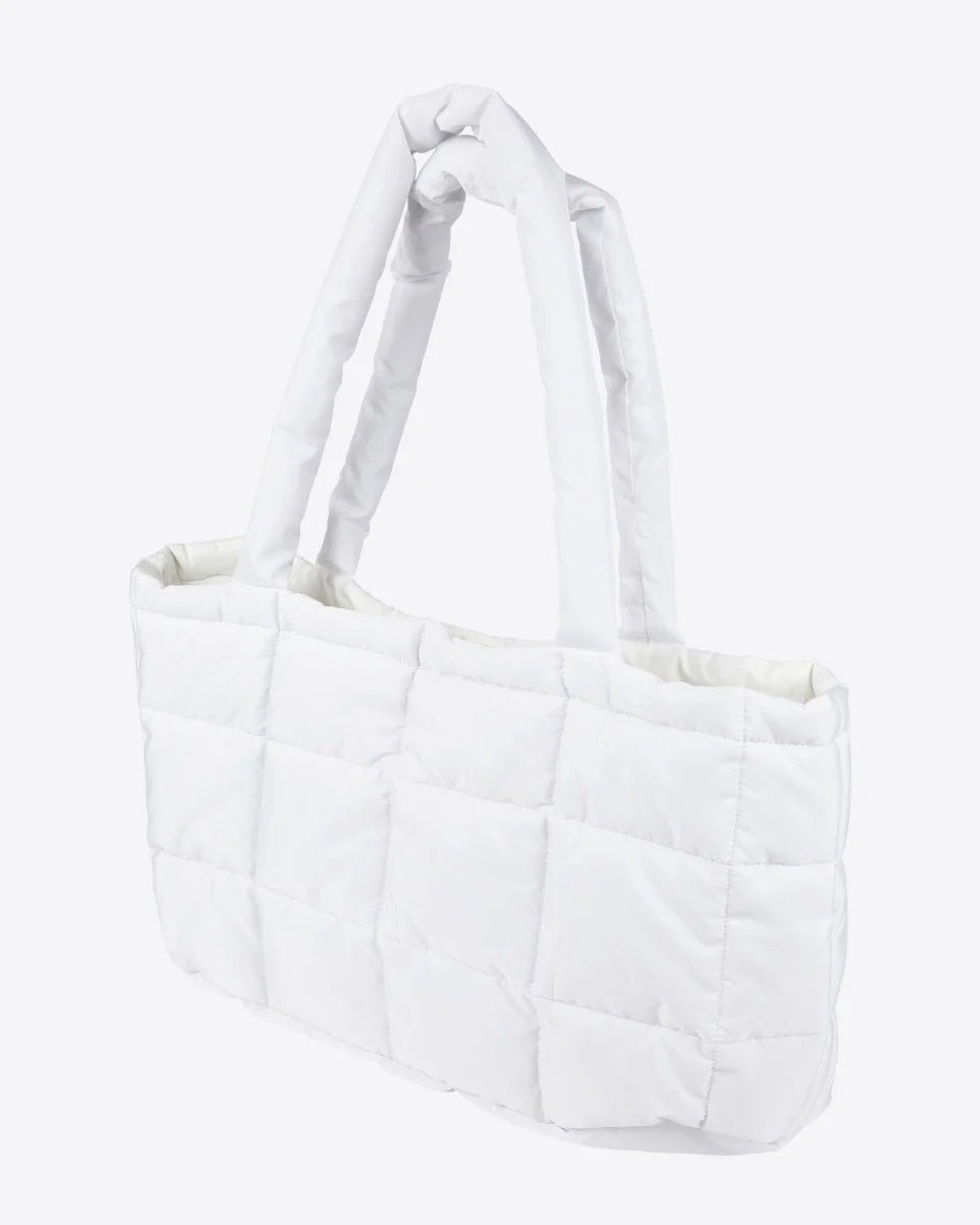 Leicester City King Power Retro - White Padded Tote Bag
