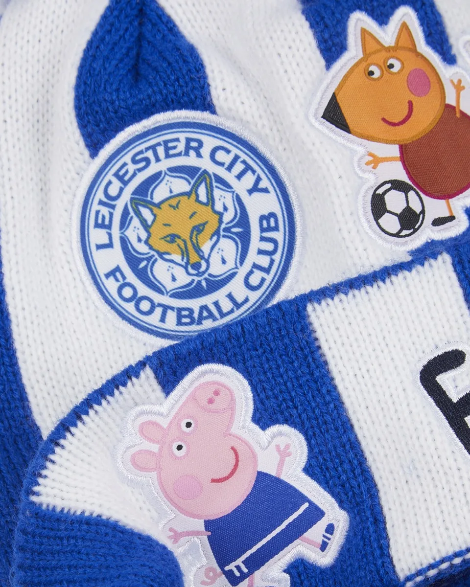 Leicester City Peppa Pig Bobble Knit - Kids