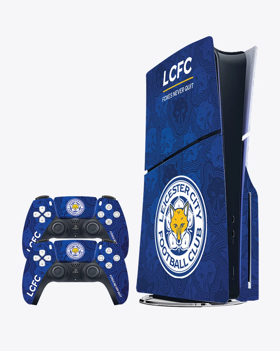 Leicester City Foxhead Tech Skin - PS5 Slim Disc