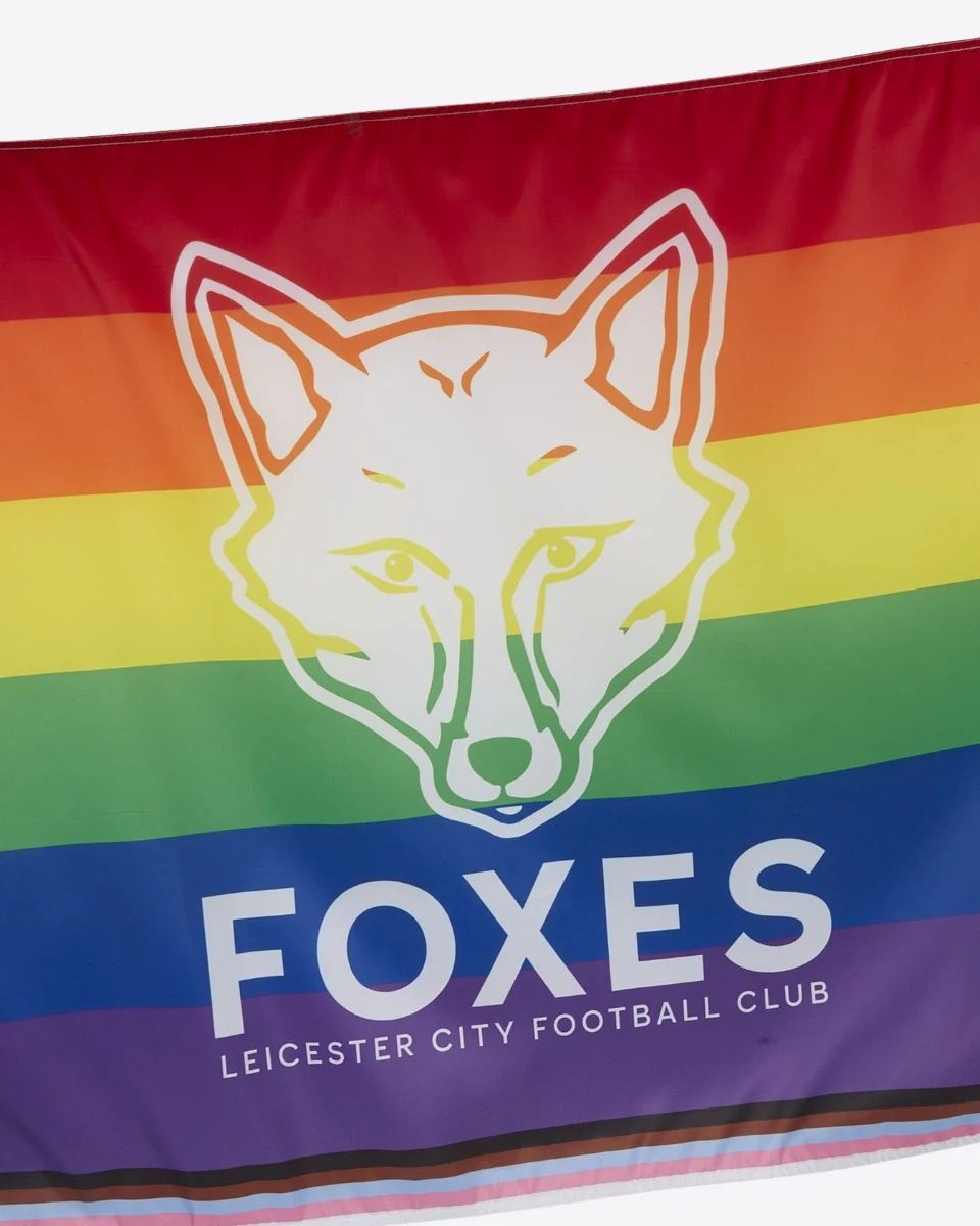 Leicester City Foxes Rainbow Flag