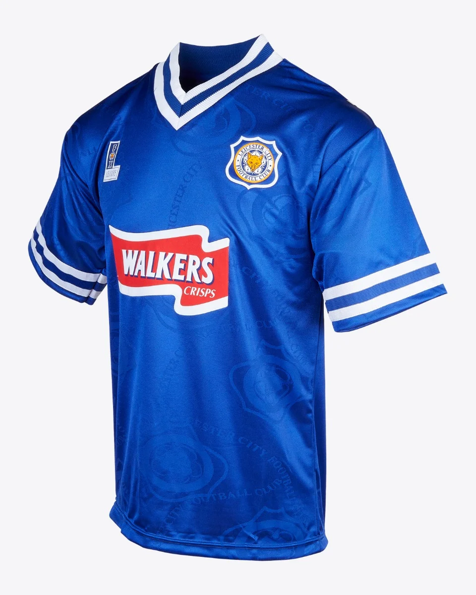 Leicester City Retro Shirt 1996 Home - Mens