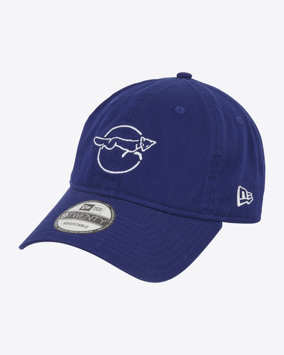 Leicester City New Era Blue Retro Running Fox 9TWENTY Adjustable Cap