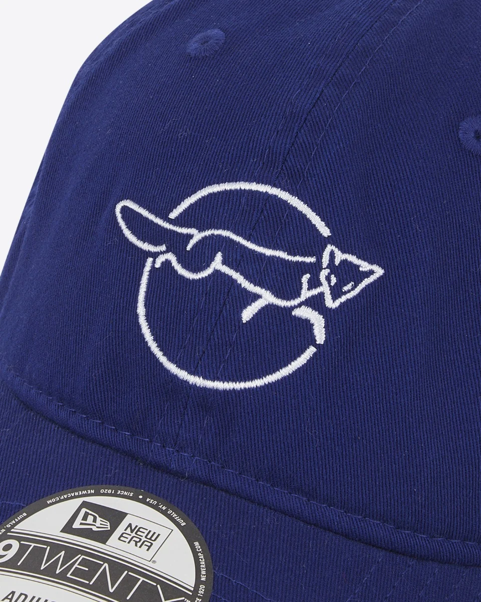 Leicester City New Era Blue Retro Running Fox 9TWENTY Adjustable Cap