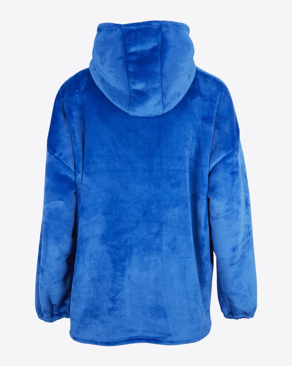 Leicester City Sherpa Crest Snuggle Hoody - Adult