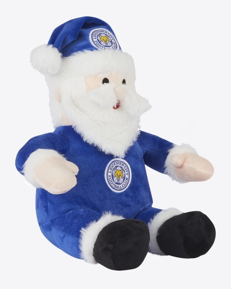 Leicester City Christmas Santa Soft Toy