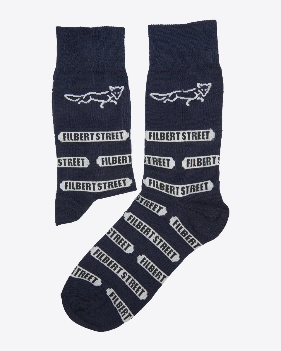 Leicester City Filbert St Sign Socks