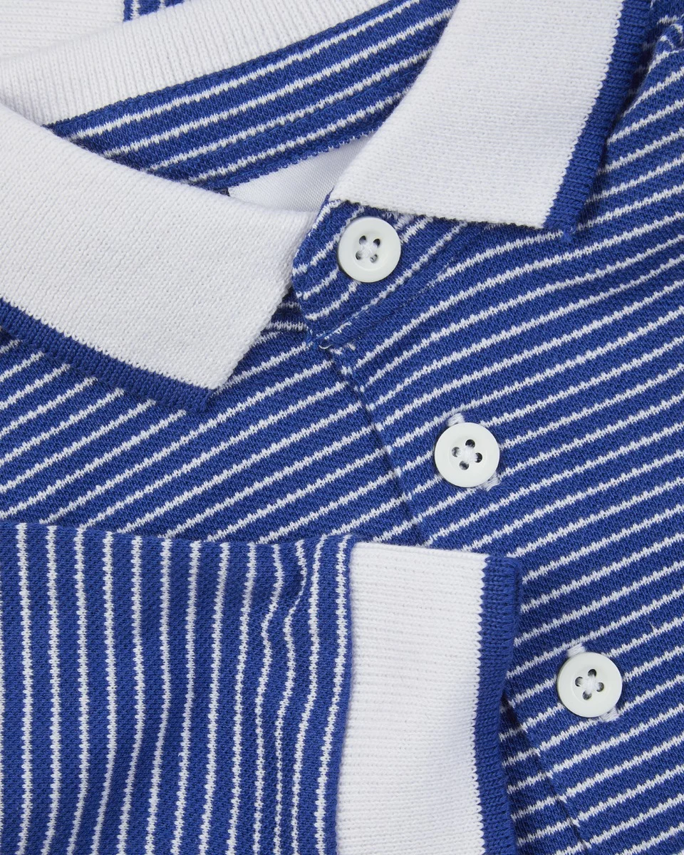 Leicester City Crest Stripe Sleepsuit - Baby