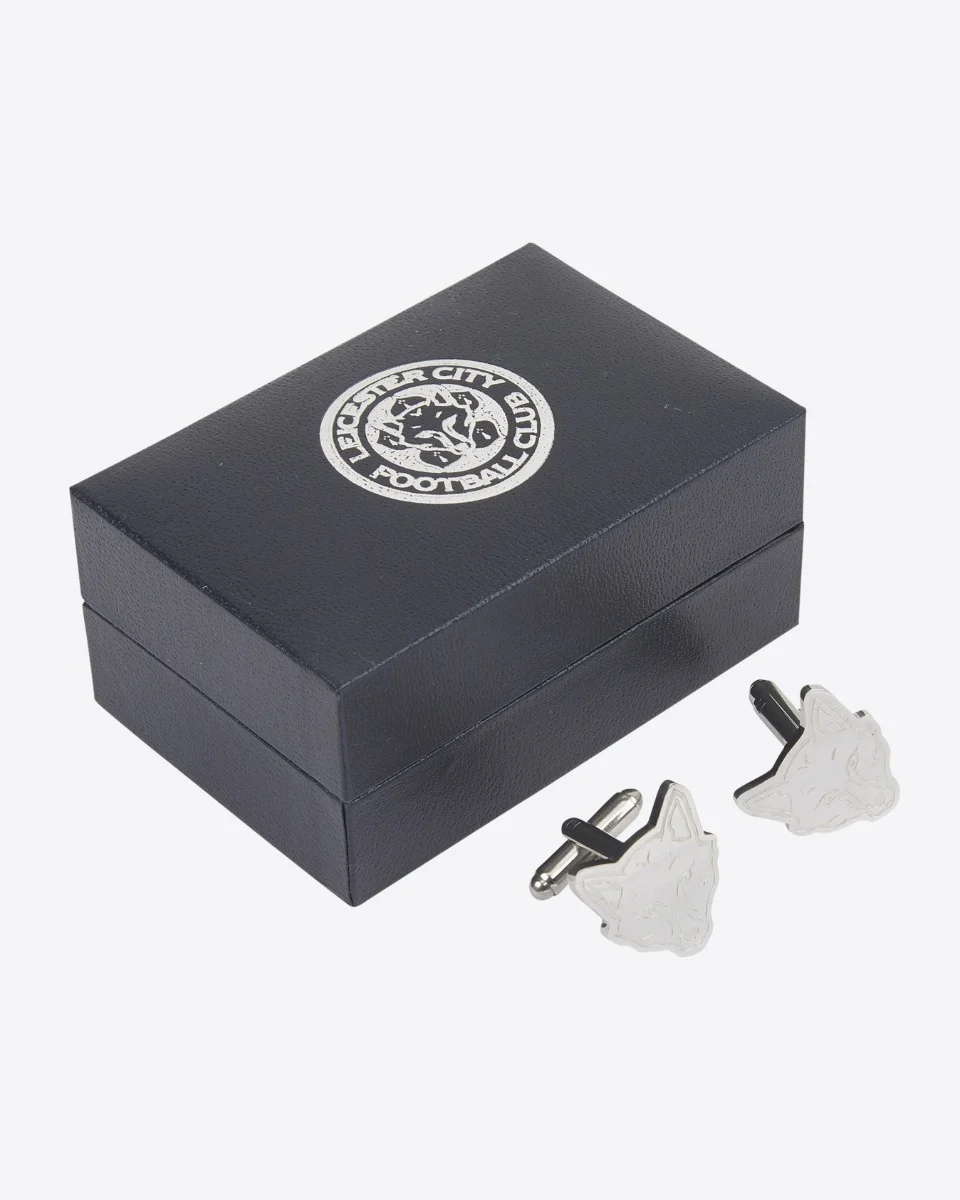 Leicester City Stainless Steel Foxhead Cufflinks