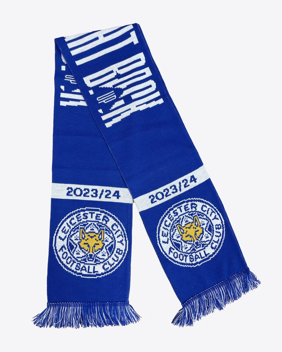 Leicester City Straight Back Up Scarf