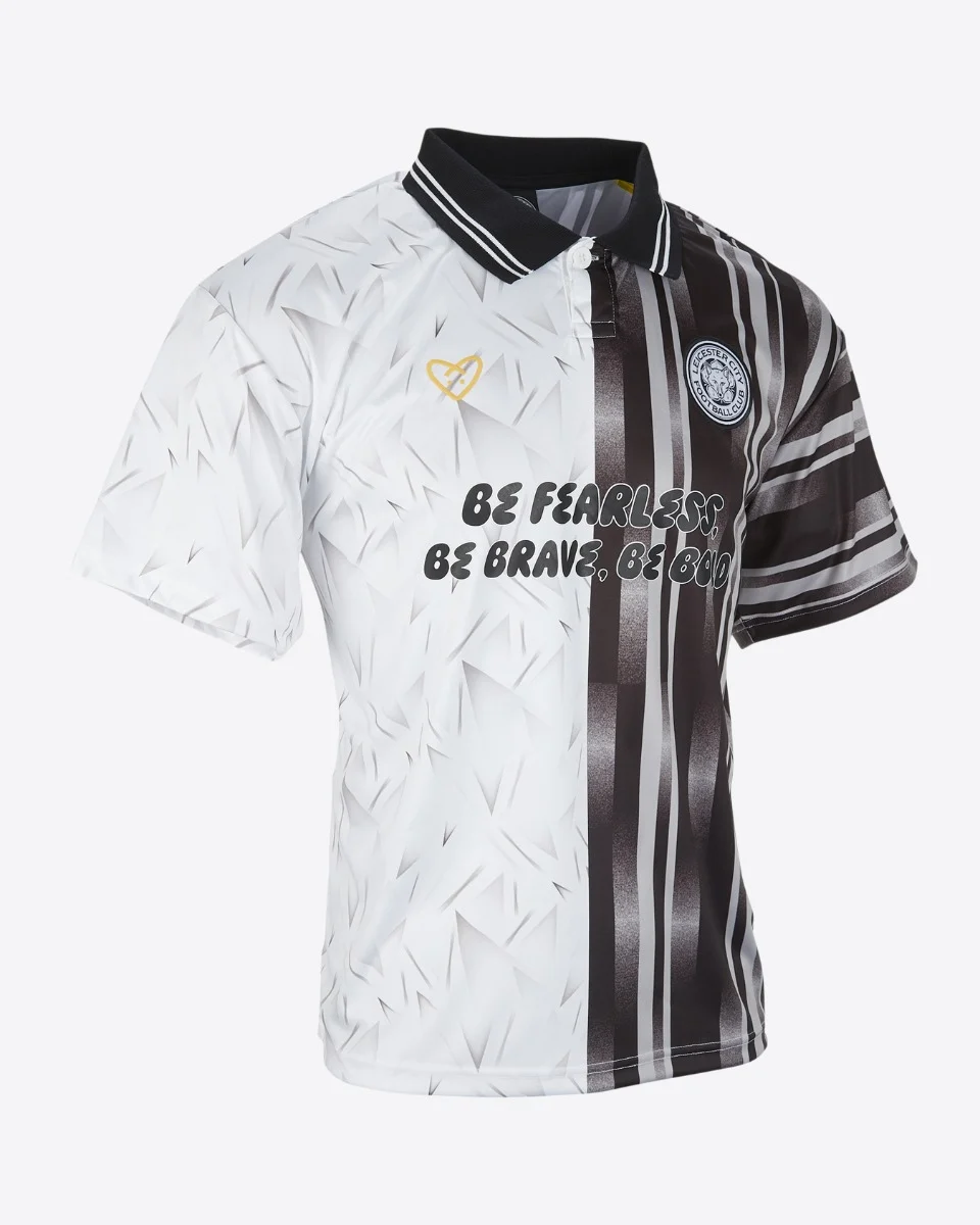 Leicester City Black/White Thai Street Jersey - Adults