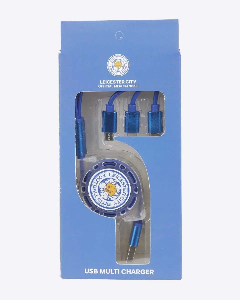 Leicester City USB Multi Charger