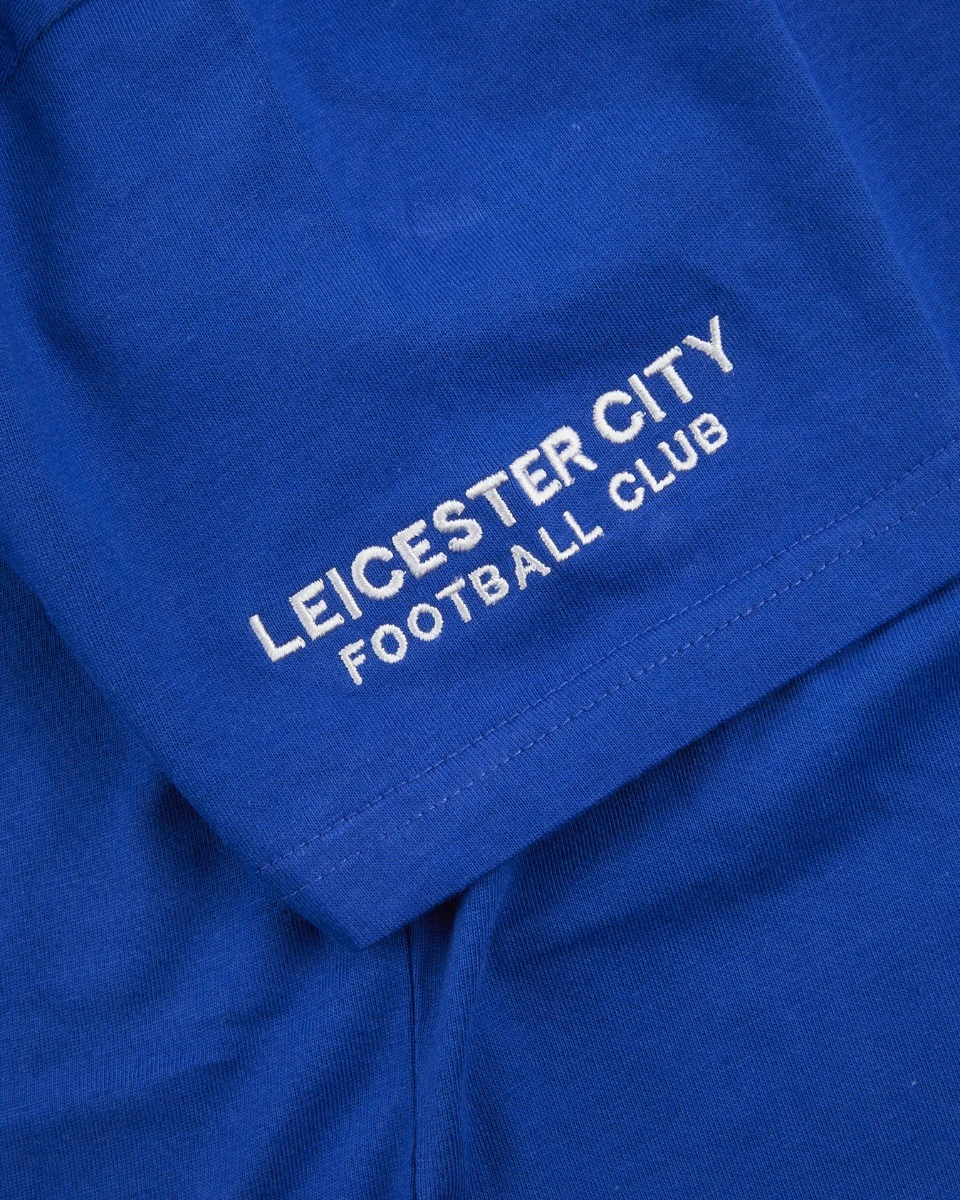 Leicester City Blue Essential Crest T-Shirt - Womens