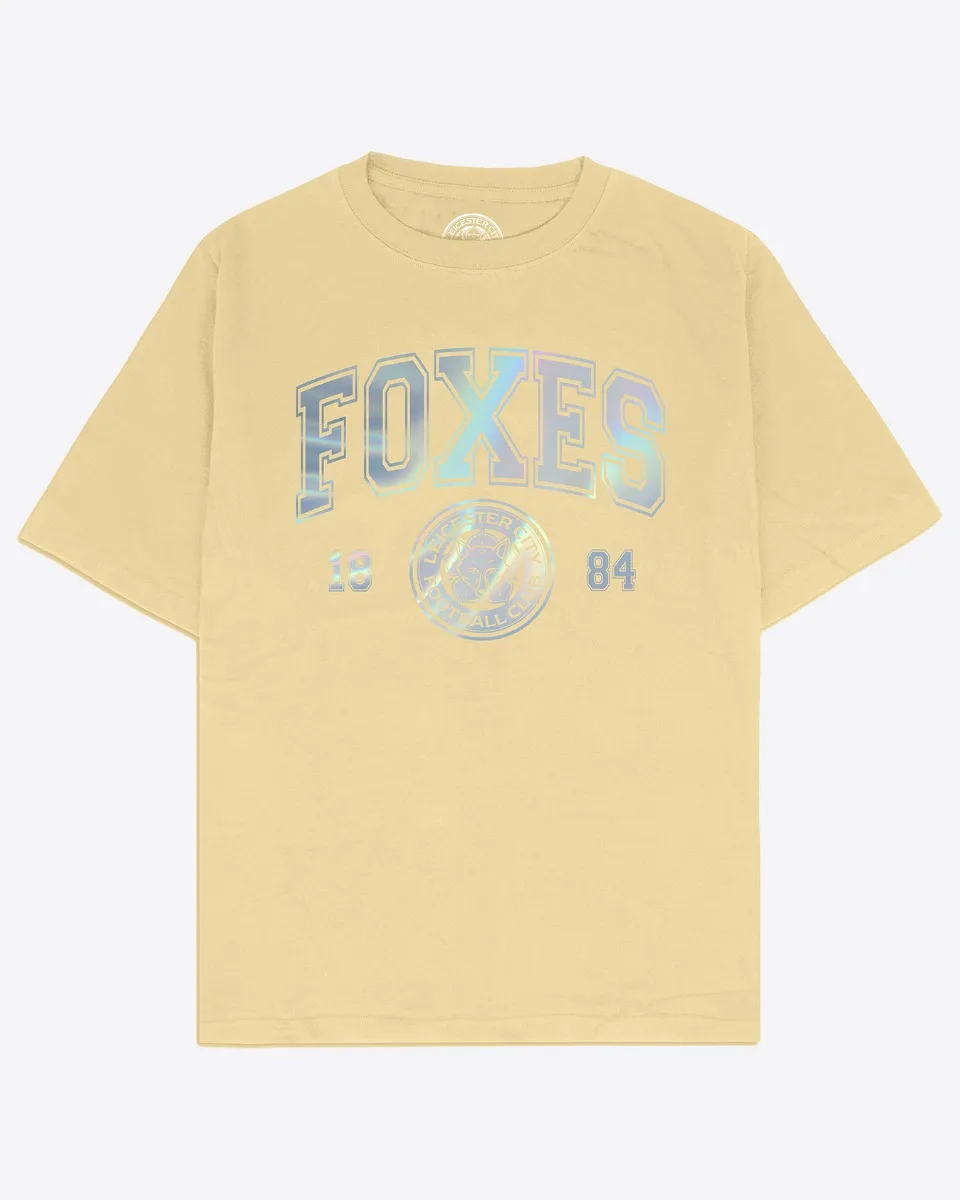 Leicester City Foxes Varsity T-Shirt - Womens