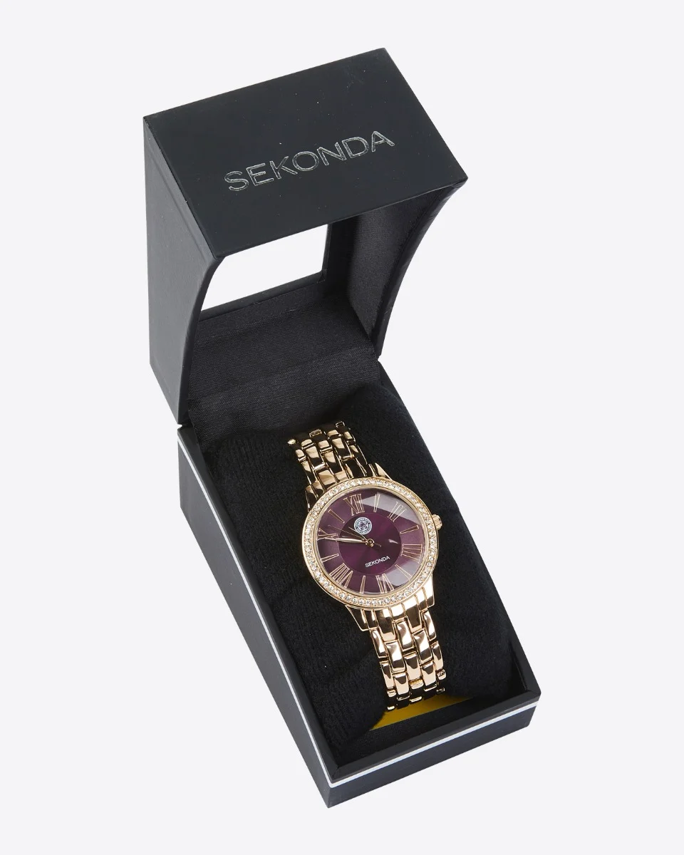 Leicester City Gold/Maroon Watch - Womens