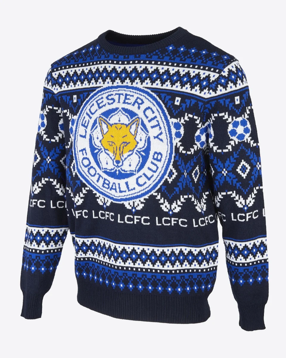 Leicester City Fairisle Christmas Jumper - Adults
