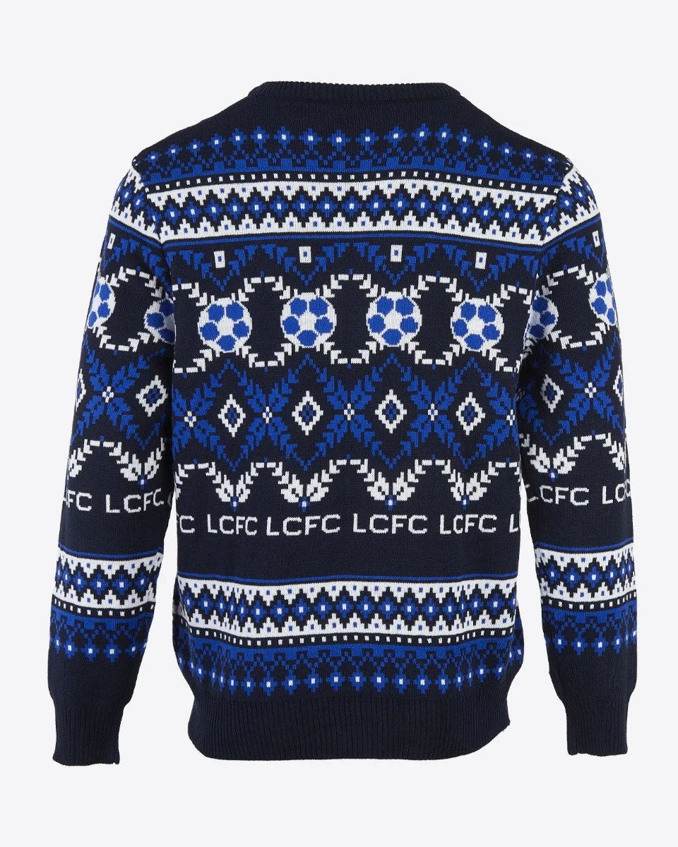 Leicester City Fairisle Christmas Jumper - Adults