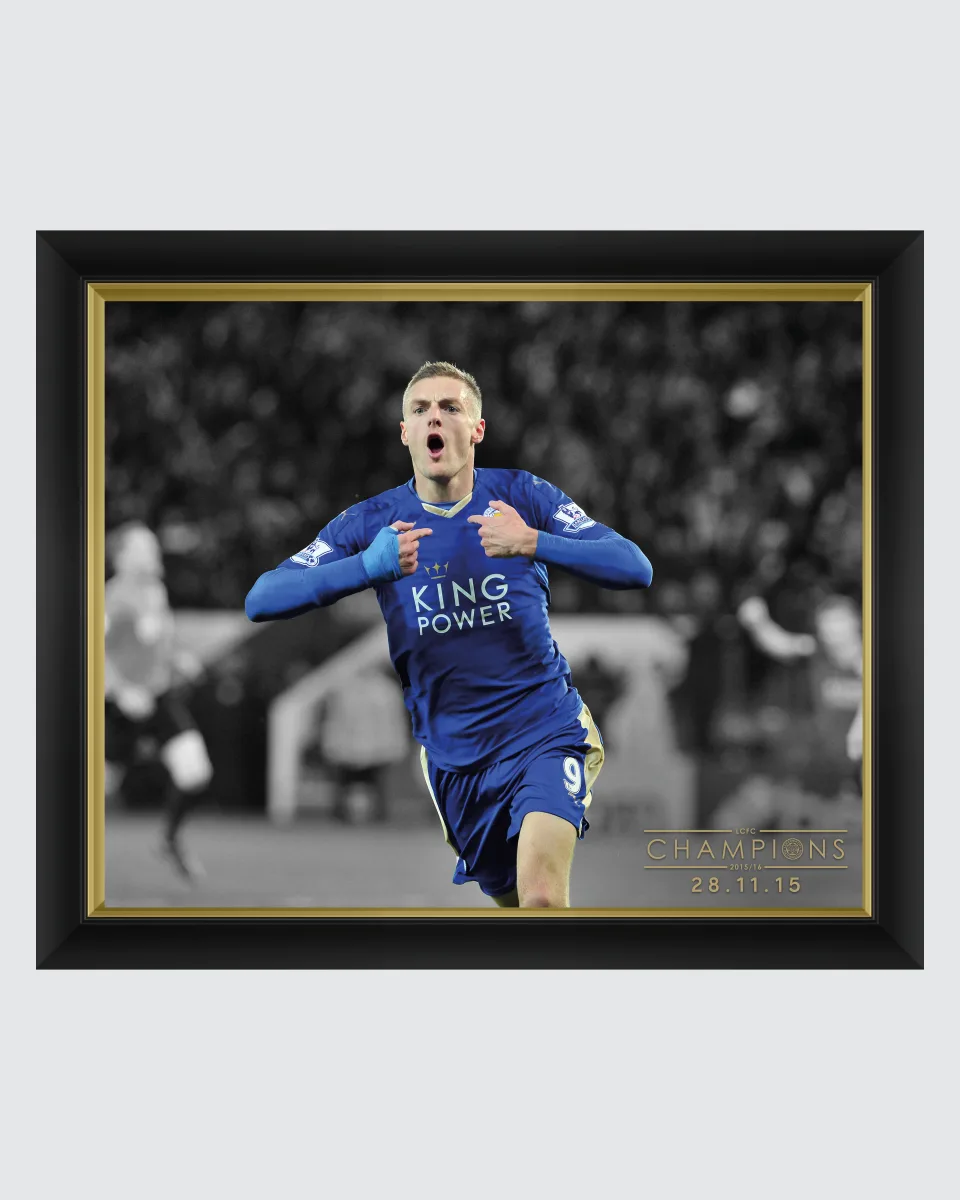 5000/1 Anniversary Collection - Iconic Moments - Jamie Vardy (Framed)