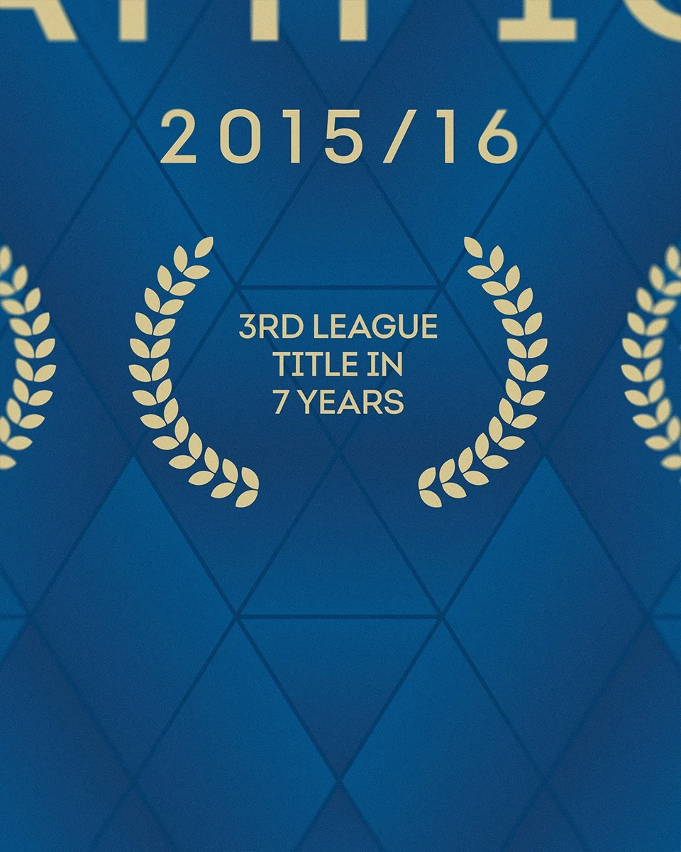 5000/1 Anniversary Collection - LCFC X The Beautiful Frame - Stat Print