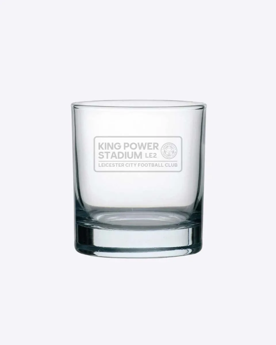 Leicester City KP Street Sign Tumbler Glass